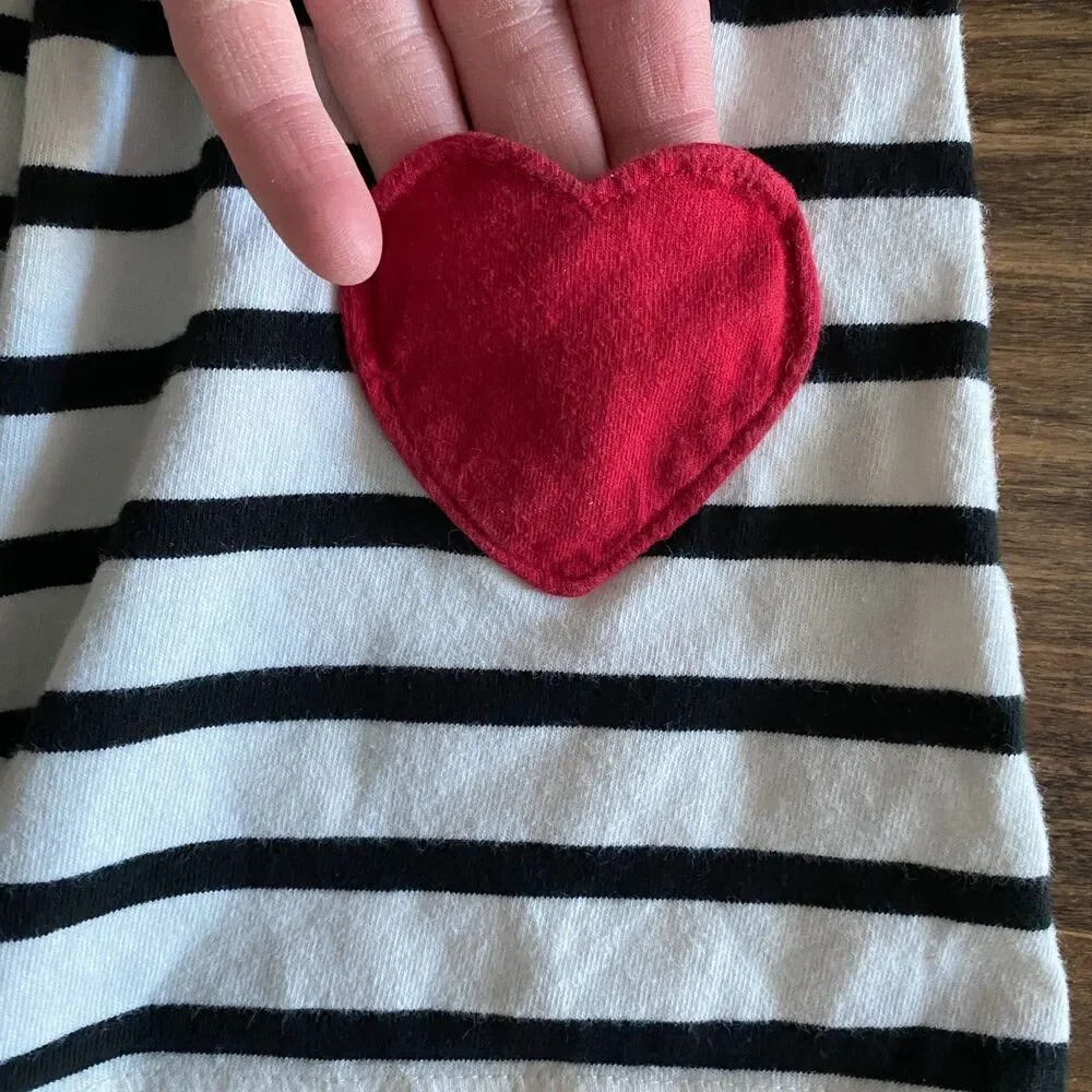 Gap Striped Heart Pocket Tunic Girls' 3-6 Months